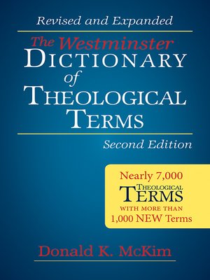 cover image of The Westminster Dictionary of Theological Terms